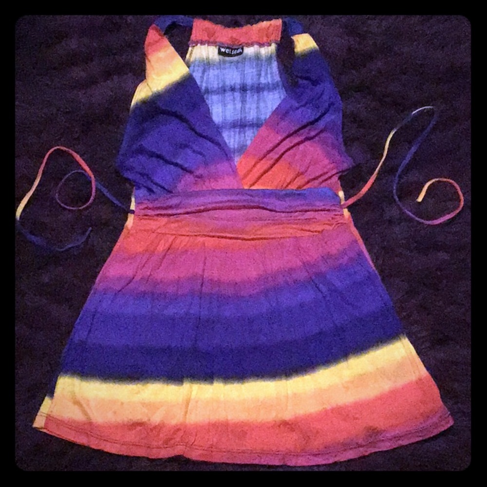 Colorful Wet Seal Top